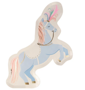 Circus Stallion Diecut Plates