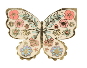 Floral Butterfly Diecut Napkins