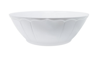 Terra White Salad Bowl