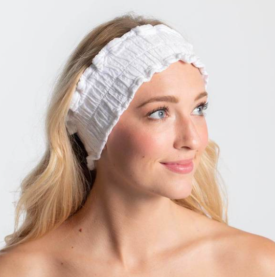 Seersucker Spa Headband