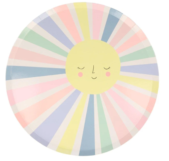 Rainbow Sun Dinner Plates