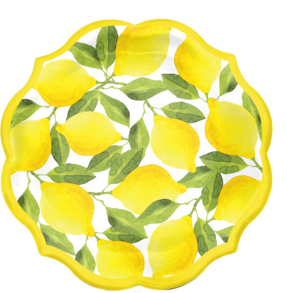 Lovely Lemons Salad Plate