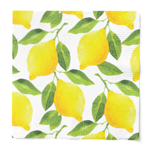 Lovely Lemons Dinner Napkins