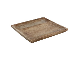 Mango Wood Square Tray - Large