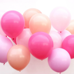 Mixed Pink Balloons