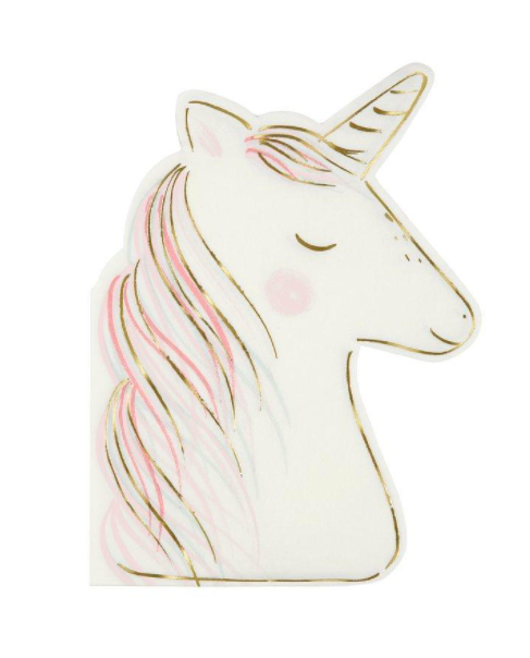 Magical Unicorn Diecut Napkins