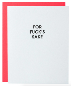 For Fuck's Sake Card