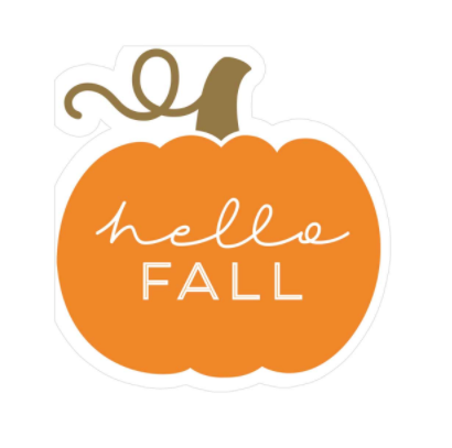 Hello Fall Diecut Napkins