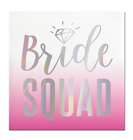 Bride Squad Beverage Napkins