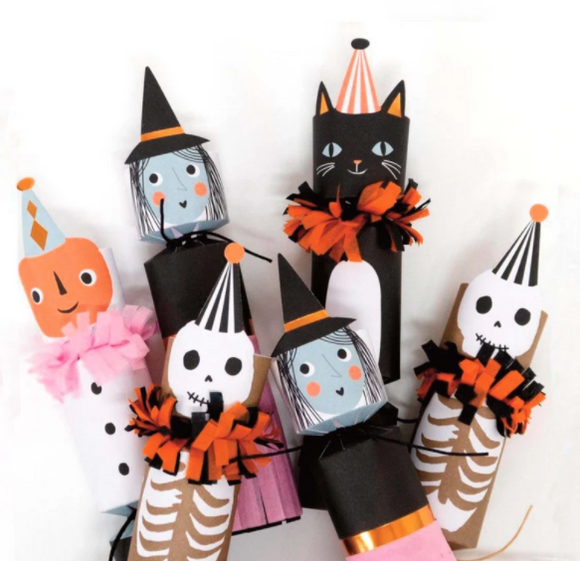 Vintage Halloween Character Crackers