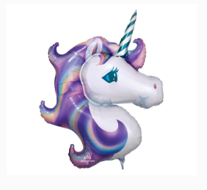 Pastel Unicorn Foil Balloon