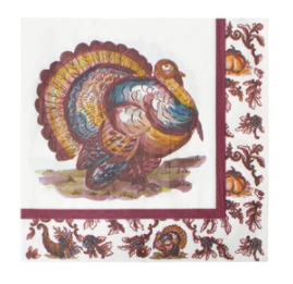 Turkey Toile Dinner Napkins