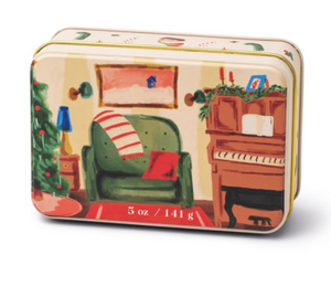 Pomegranate Spruce Christmas Tin