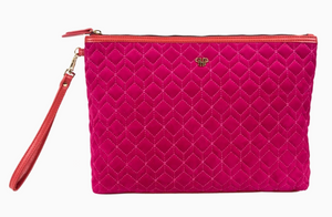 Litt Makeup Case - Fuchsia Quilted