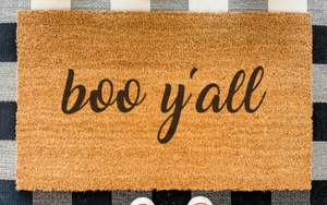 Boo Y'all Doormat