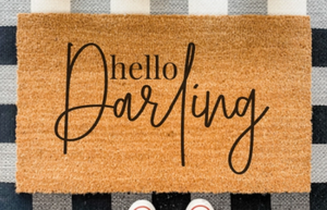 Hello Darling Doormat