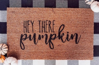 Hey There Pumpkin Doormat