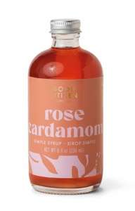 Rose Cardamom Bottled Syrup