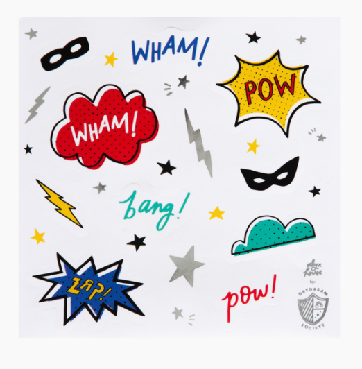 Superhero Sticker Set