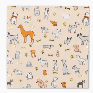 Bow Wow Dinner Napkins