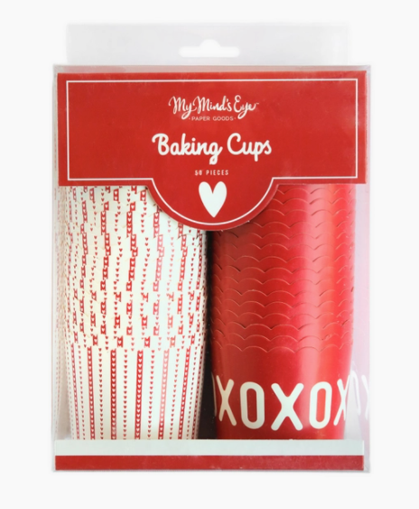 Red XOXO Food Cups