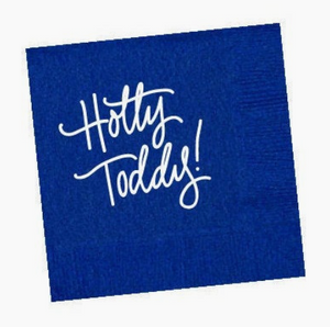 Blue Hotty Toddy Beverage Napkins