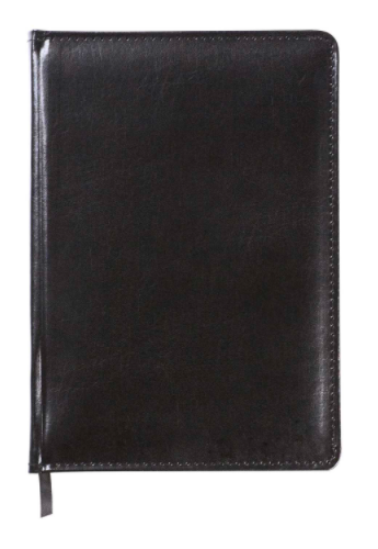 Black Bonded Leather Journal