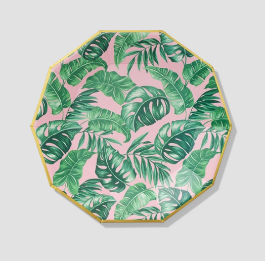 Palm Leaves Dinner Plates