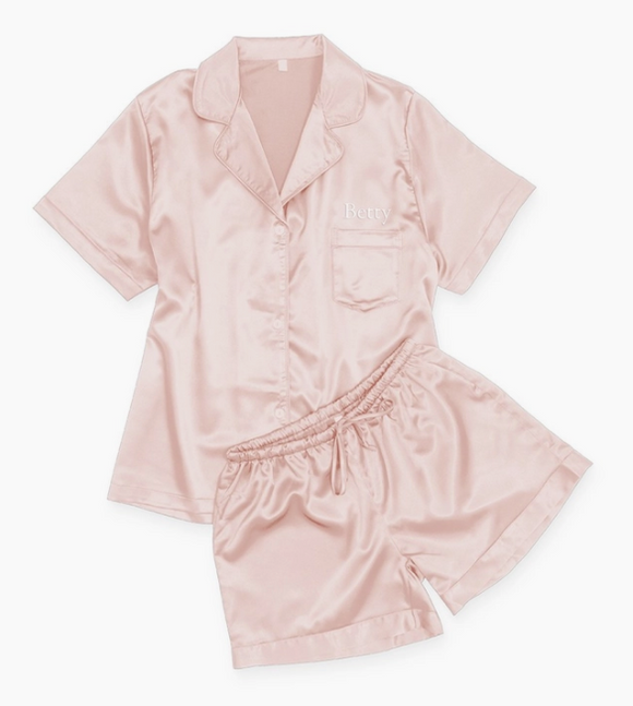 Pink Satin Pajama Bottoms - Large