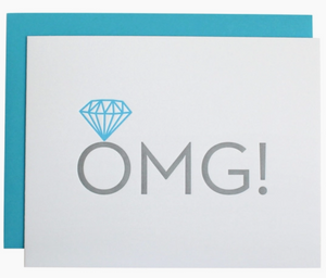 OMG! Engagement Ring Card