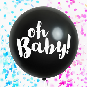 Oh Baby! Jumbo Confetti Balloon Kit