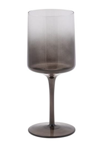 Mid Century Wine Glass - Gray Ombre