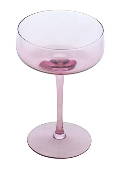 Mid Century Champagne Coupe - Lilac