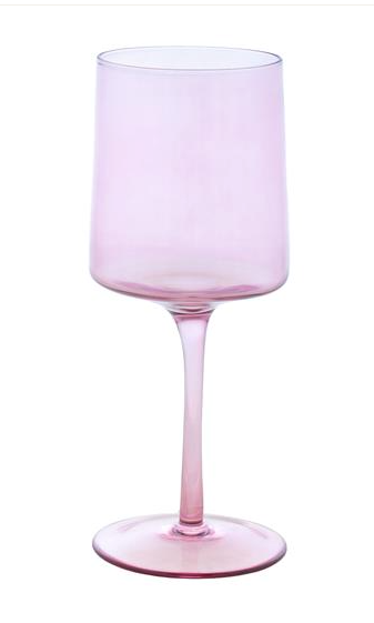 Mid Century Wine Glass - Lilac