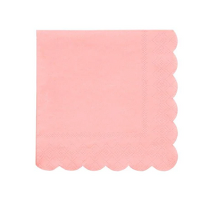 Neon Coral Beverage Napkins