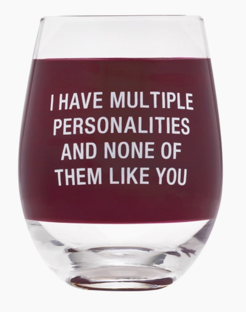 Personalities Wine Glass