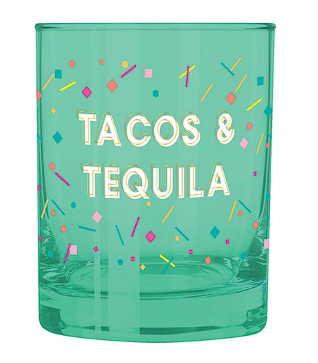 Tacos & Tequila Double Old Fashioned Glass