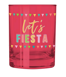 Let's Fiesta Double Old Fashioned Glass