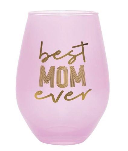 Best Mom Ever Jumbo Wine Glass