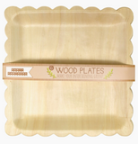 Wood Dinner Plates