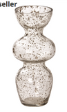 Olivia Pebble Glass Vase - Medium