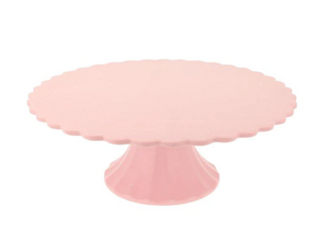 Medium Bamboo Fiber Cake Stand - Pink