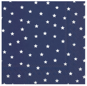 Dark Blue Little Stars Dinner Napkins