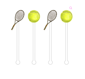 Tennis Acrylic Stir Sticks Combo