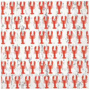 Lobster Beverage Napkins