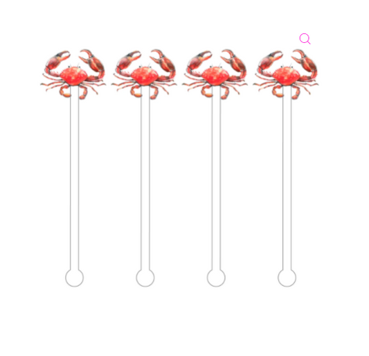 King Crab Acrylic Stir Sticks