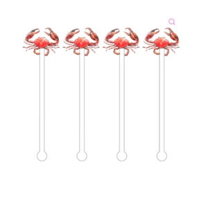 King Crab Acrylic Stir Sticks