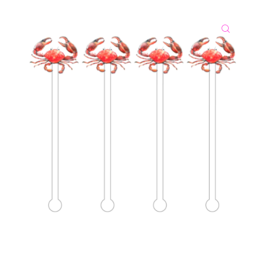 King Crab Acrylic Stir Sticks