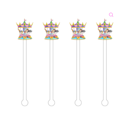 Carousel Acrylic Stir Sticks