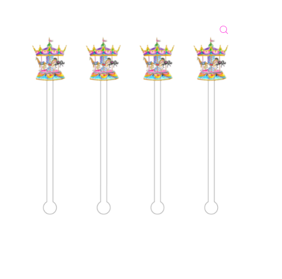 Carousel Acrylic Stir Sticks